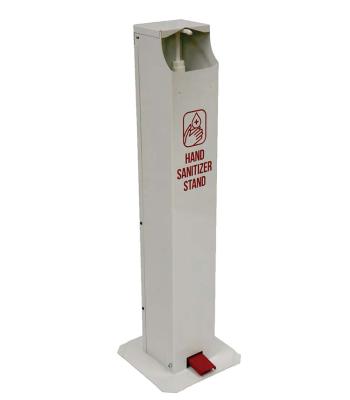 Pedal Activated Hand Sanitizer Stand, Square Unit (For Gallons)