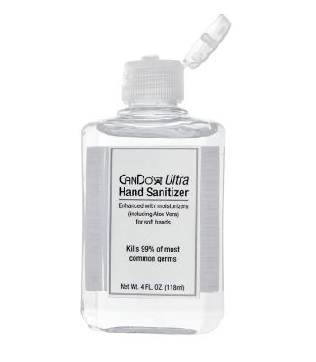 CanDo Ultra Hand Sanitizer with Aloe Vera, Flip Cap, 4 oz.