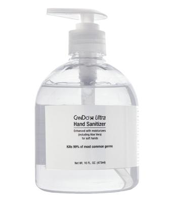 CanDo Ultra Hand Sanitizer with Aloe Vera, Pump Dispenser, 16 oz.
