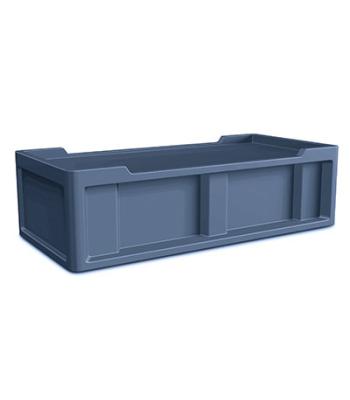 Endurance Bed 2.2 with no storage compartments, Blue Grey