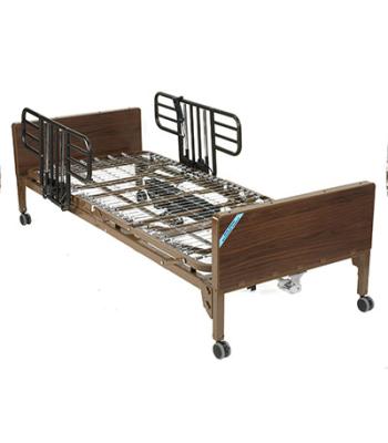 Drive, Delta Ultra Light Full Electric Hospital Bed with Half Rails