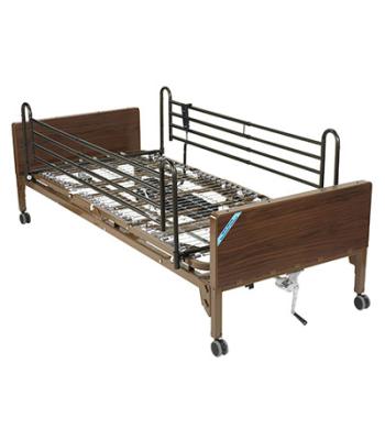 Drive, Delta Ultra Light Full Electric Low Hospital Bed with Full Rails