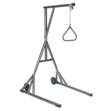 Drive, Heavy Duty Trapeze with Base and Wheels, Silver Vein