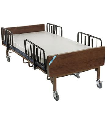 Drive, Full Electric Bariatric Hospital Bed with Mattress and 1 Set of T Rails