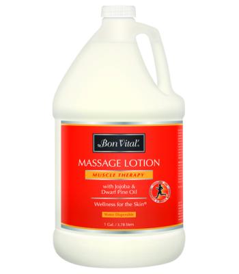 Bon Vital Muscle Therapy Massage Lotion - 1 gallon