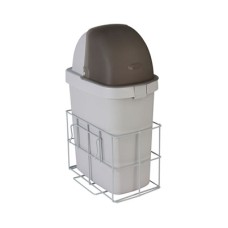 Detecto, Waste Bin with Accessory Rail for Whisper Cart