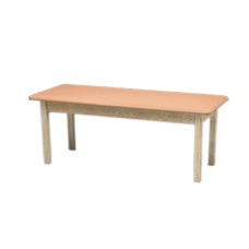 wooden treatment table - standard, upholstered, 72" L x 24" W x 30" H
