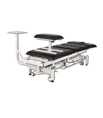 MedSurface Traction Hi-Lo Treatment Table with Stool, Gray, 110V