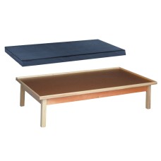 wooden platform table - 6' x 3' x 2", MAT ONLY