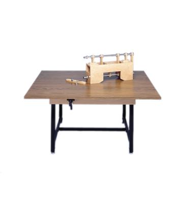Work Table, rectangular, manual Hi-Low, 60" L x 48" W x 28" - 35.5" H