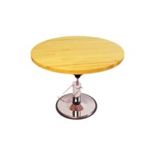 CanDo Work Table, Circular, Hydraulic Hi-Low, 28" - 36" H, 36" diameter