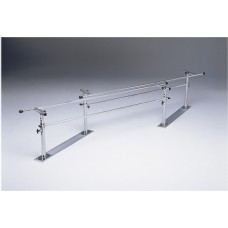 Parallel Bars, steel base, folding, height and width adjustable, 10' L x 16" - 24" W x 22" - 36" H