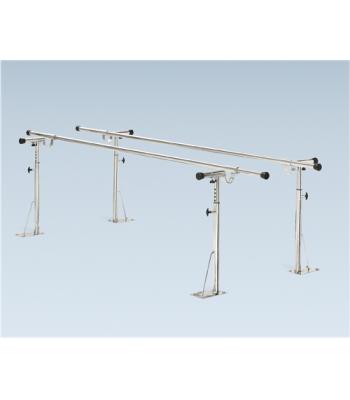 Parallel Bars, floor mounted, height and width adjustable, 14' L x 6" W x 26" - 44" H
