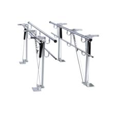 Parallel Bars, floor mounted, height and width adjustable, 10' L x 8" W x 31" - 41" H