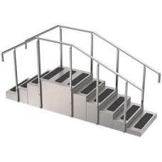 Whitehall, Stainless Steel Training Stairs, 120" x 35" x 60"