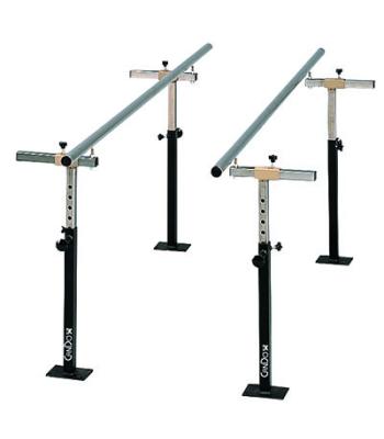 CanDo Floor Mounted Parallel Bars, Height & Width Adjustable, 7'