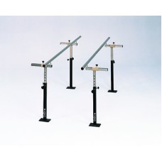CanDo Floor Mounted Parallel Bars, Height & Width Adjustable, 12'
