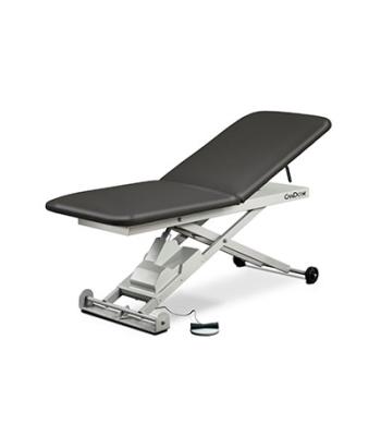 CanDo Hi-Lo Treatment Table, 2-Section, Upholstered Top, Adjustable Backrest, 72" x 27"