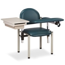 Clinton, SC Series Phlebotomy Chair, Padded Arms, Drawer