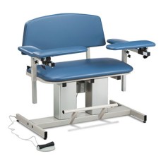 Clinton, Power Series Phlebotomy Bariatric Chair, Padded Arms