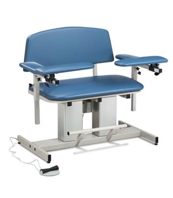 Clinton, Power Series Phlebotomy Bariatric Chair, Padded Arms