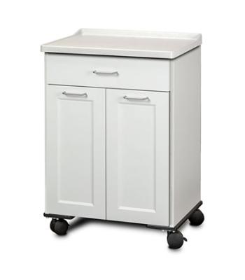 Clinton, Fashion Finish Mobile Treatment Cabinet, Molded Top, 2 Doors, 1 Drawer