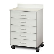 Clinton, Mobile Treatment Cabinet, 5 Drawers