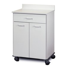 Clinton, Mobile Treatment Cabinet, 2 Doors, 1 Drawer