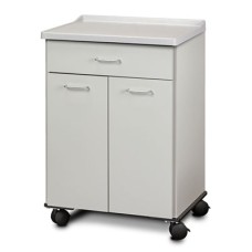Clinton, Mobile Treatment Cabinet, Molded Top, 2 Doors, 1 Drawer