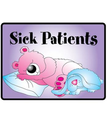 Clinton, Sick Patients Sign