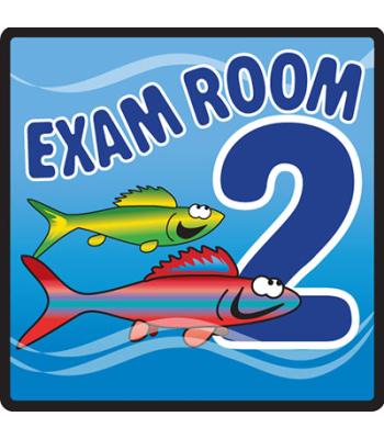 Clinton, Sign, Ocean Series, Exam Room 2 Sign