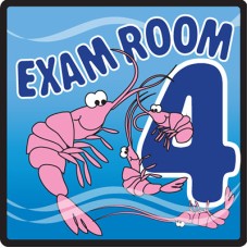 Clinton, Sign, Ocean Series, Exam Room 4 Sign