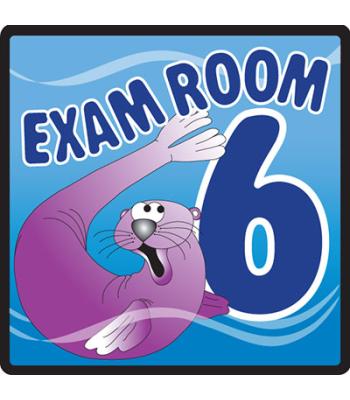 Clinton, Sign, Ocean Series, Exam Room 6 Sign