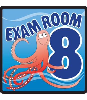 Clinton, Sign, Ocean Series, Exam Room 8 Sign