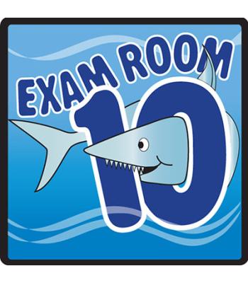 Clinton, Sign, Ocean Series, Exam Room 10 Sign