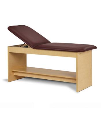 Clinton, Panel Leg Series, Treatment Table with Full Shelf, 72" x 27" x 31"