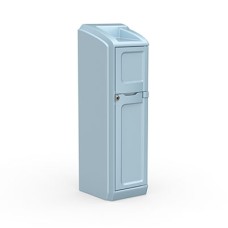Endurance Locker with Door, Blue Grey
