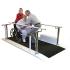 Tri W-G Bariatric Parallel Bars, Motorized Height and Width Adjustable, 12', 220V
