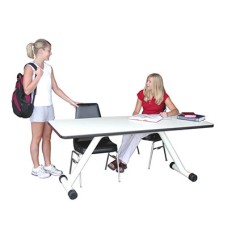 Tri W-G Therapy Trainer Table, 30" x 72" x 30", 400 lb capacity