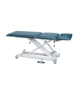 Tri W-G Treatment Table, Motorized Hi-Lo SX 3 section, fixed center, 27" x 76", w/ casters