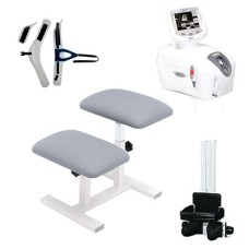 Traction Kit, TX Traction Unit, Quickwrap Belt, Saunders Cervical, Grey Traction Stool