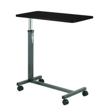 Drive, Non Tilt Top Overbed Table, Silver Vein
