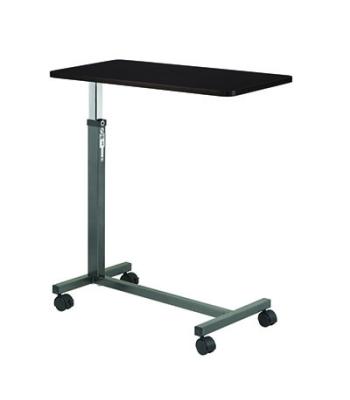 Drive, Non Tilt Top Overbed Table, Silver Vein
