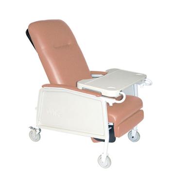 Drive, 3 Position Heavy Duty Bariatric Geri Chair Recliner, Rosewood