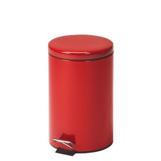 Clinton, Small Round Waste Receptacle, Red, 13 Quart