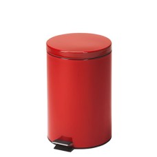 Clinton, Small Round Waste Receptacle, Red, 20 Quart