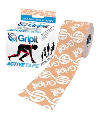 Gripit ACTIVETAPE, 2" x 5.5 yds, Tan with logo