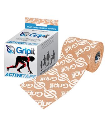 Gripit ACTIVETAPE, 3" x 5.5 yds, Tan with logo