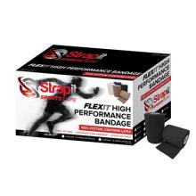 Flexit High Performance Bandage, 2 inch X 6 yard roll, case of  24 rolls, Black