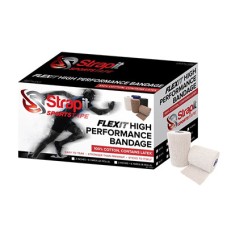 Flexit High Performance Bandage, 2 inch X 6 yard roll, case of  24 rolls, White